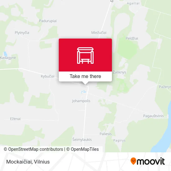 Карта Mockaičiai