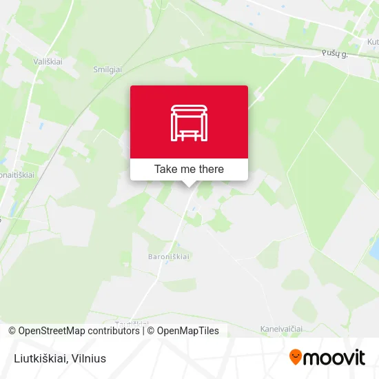 Карта Liutkiškiai