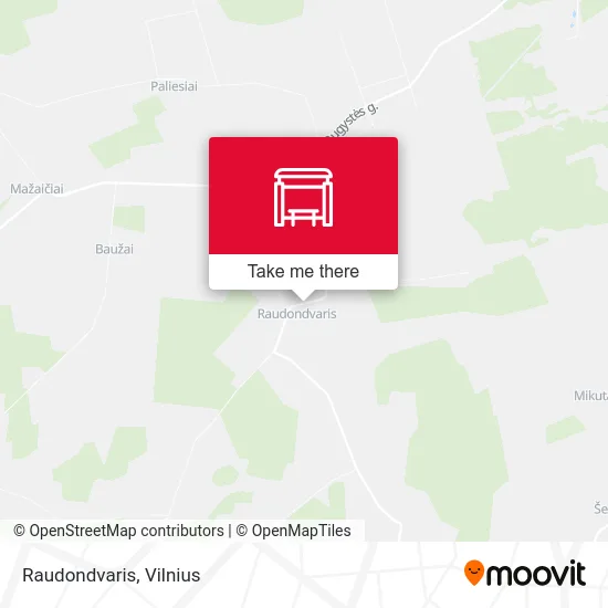 Карта Raudondvaris