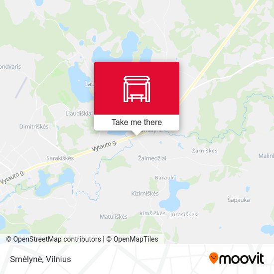 Карта Smėlynė