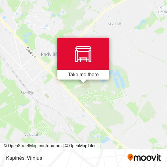 Карта Kapinės