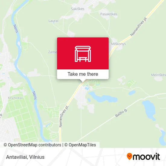 Карта Antaviliai
