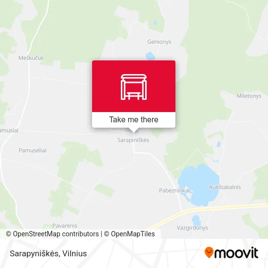 Карта Sarapyniškės