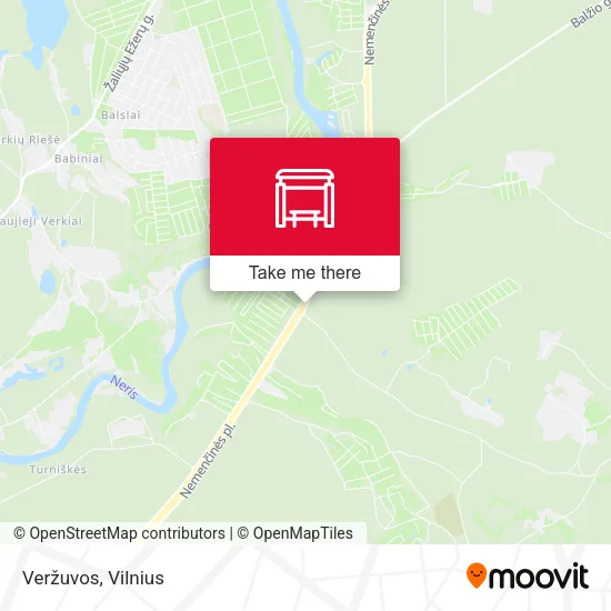 Карта Veržuvos