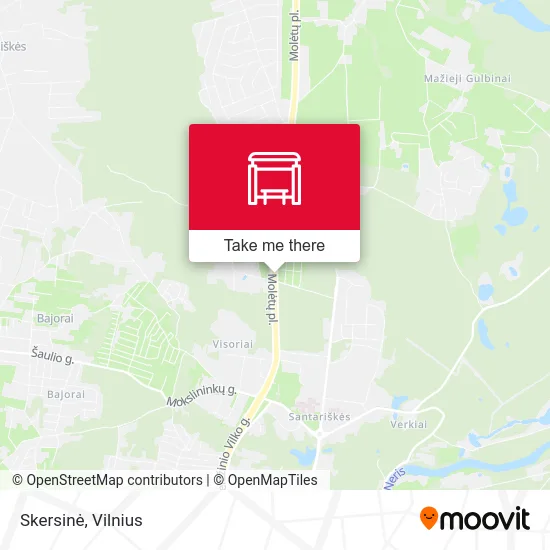 Карта Skersinė