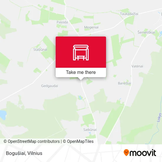 Карта Bogušiai