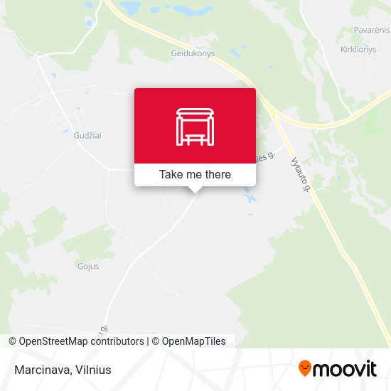 Карта Marcinava