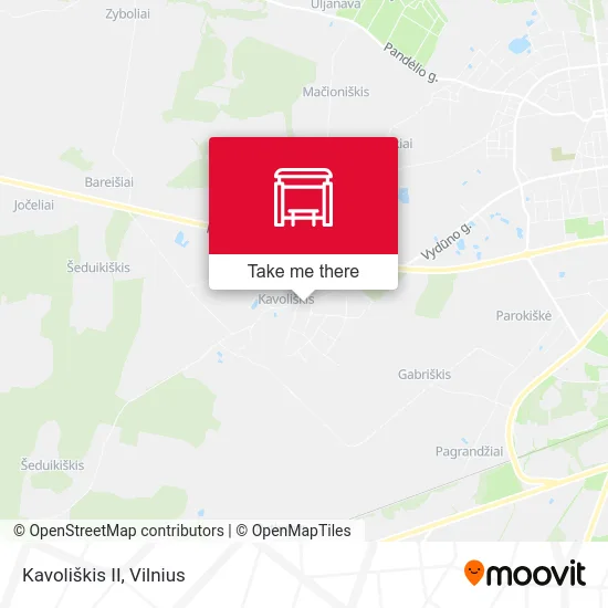 Карта Kavoliškis II