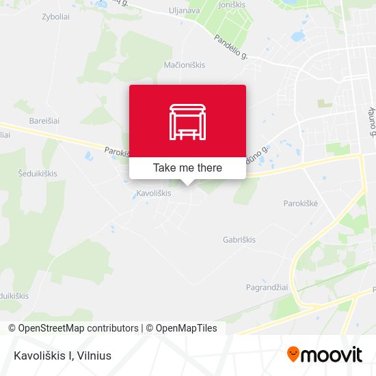 Карта Kavoliškis I