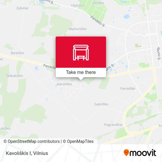 Карта Kavoliškis I