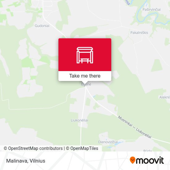 Карта Malinava
