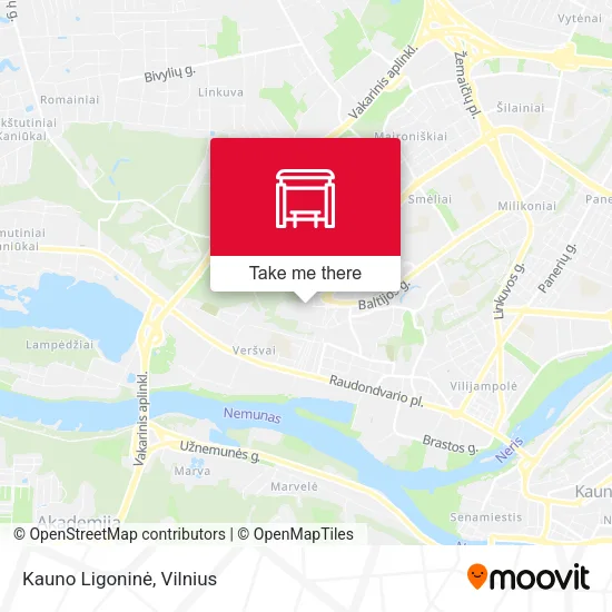 Карта Kauno Ligoninė