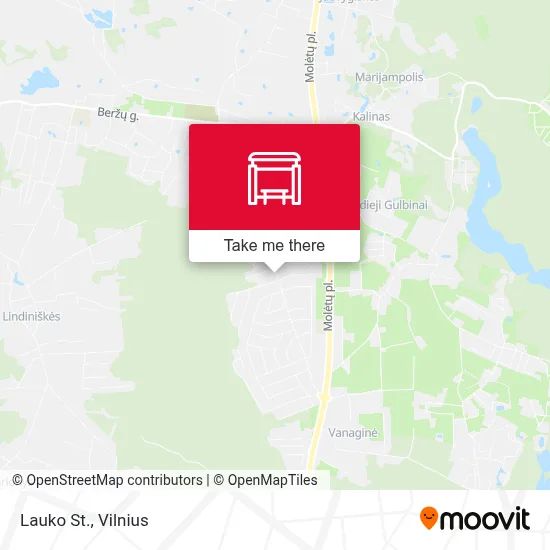 Lauko St. map
