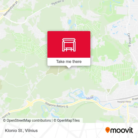 Klonio St. map