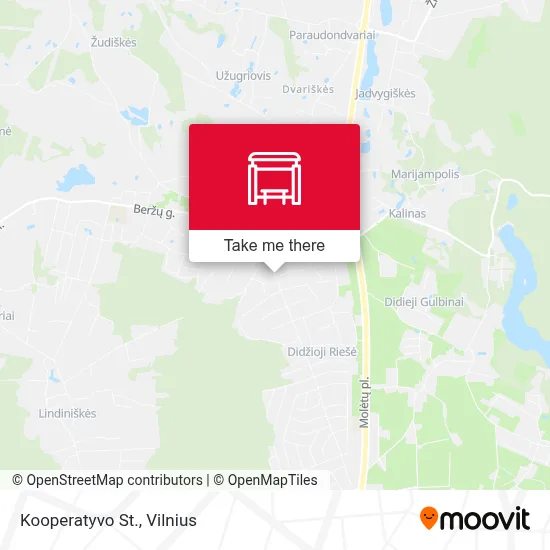 Kooperatyvo St. map