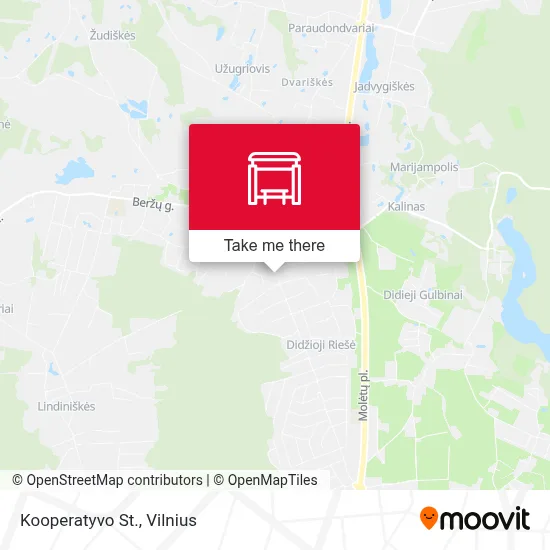 Kooperatyvo St. map