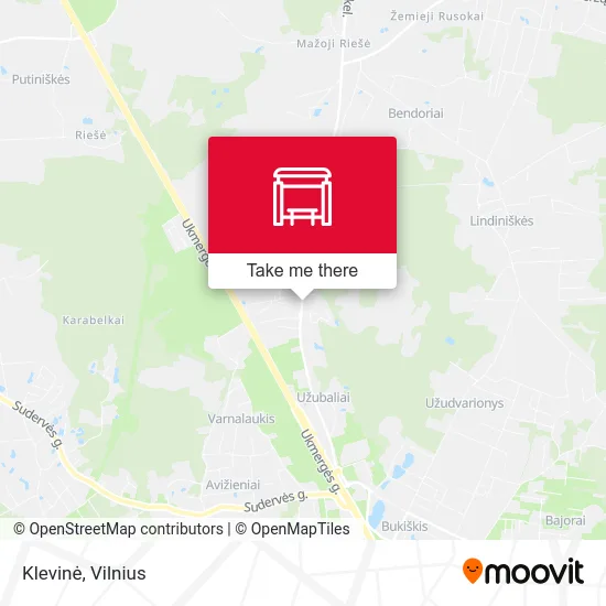 Карта Klevinė