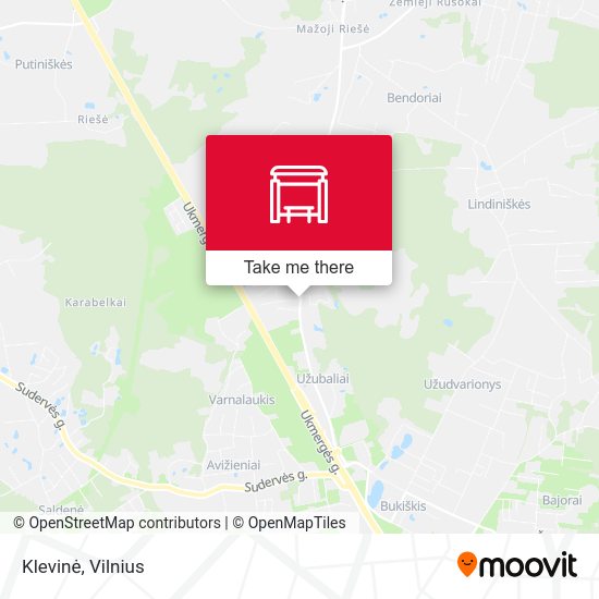 Карта Klevinė