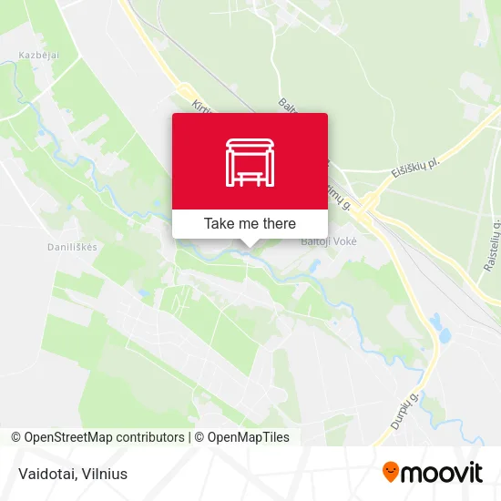 Карта Vaidotai