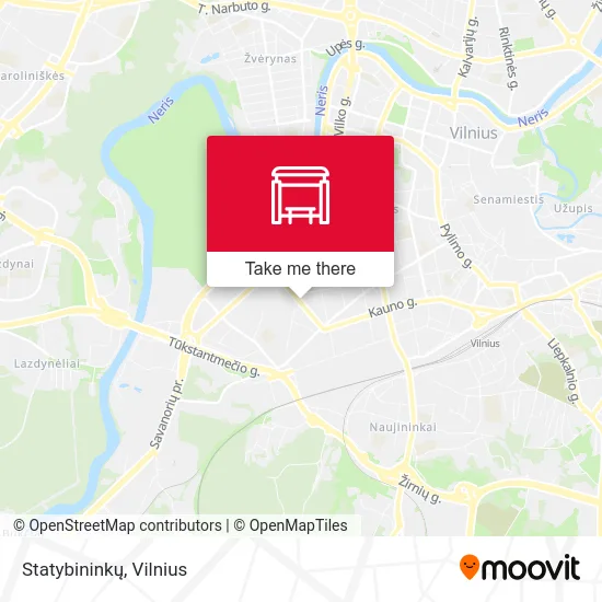 Карта Statybininkų