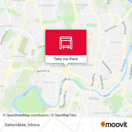 Карта Saltoniškės