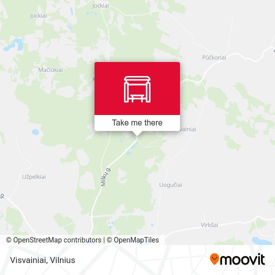 Карта Visvainiai