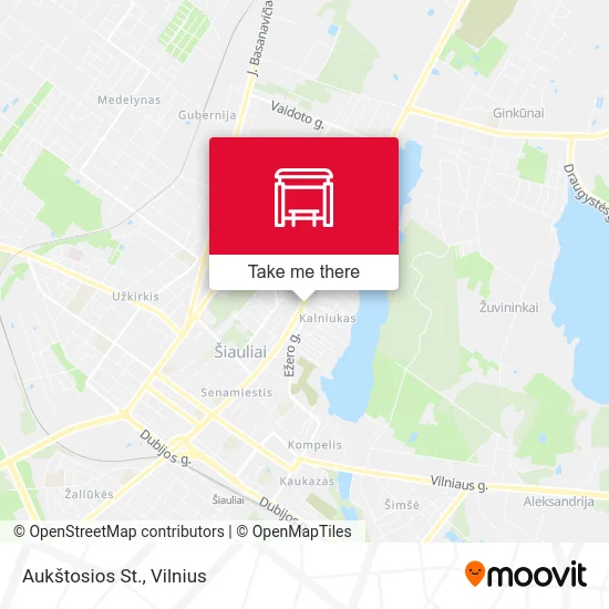 Карта Aukštosios St.