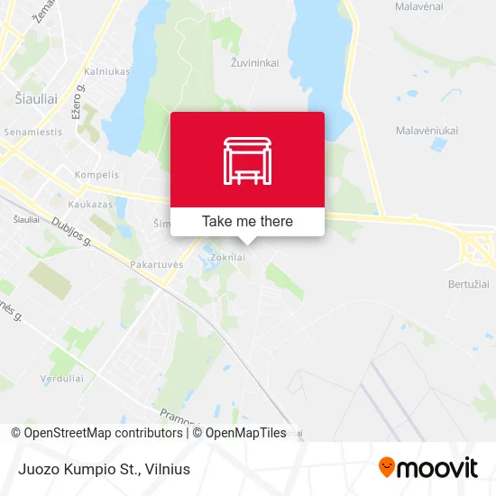 Карта Juozo Kumpio St.