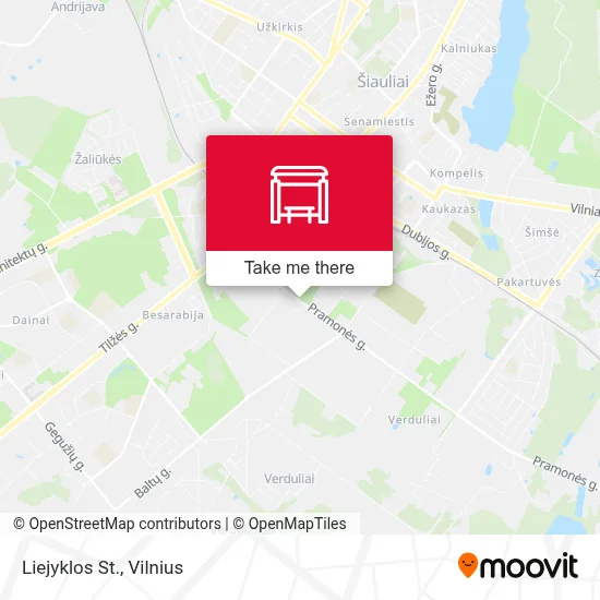 Liejyklos St. map