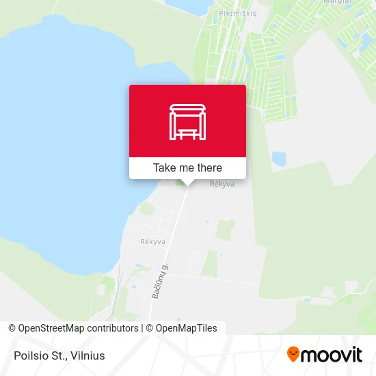 Карта Poilsio St.