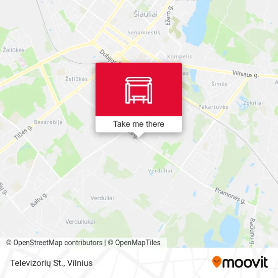 Televizorių St. map