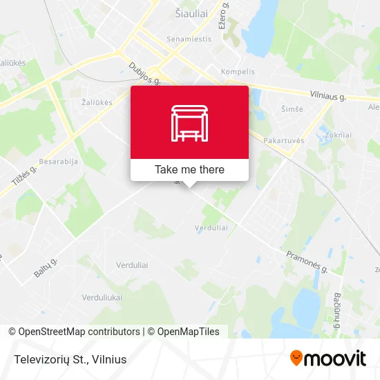 Televizorių St. map