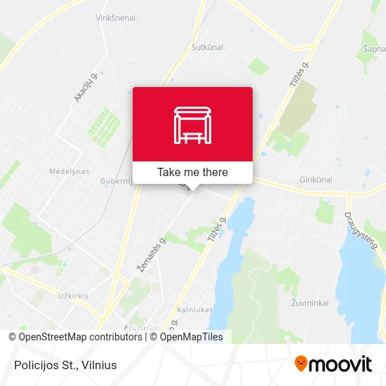 Policijos St. map