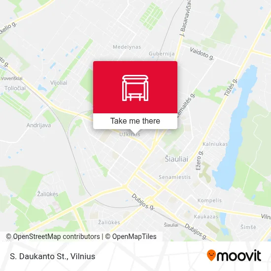 S. Daukanto St. map