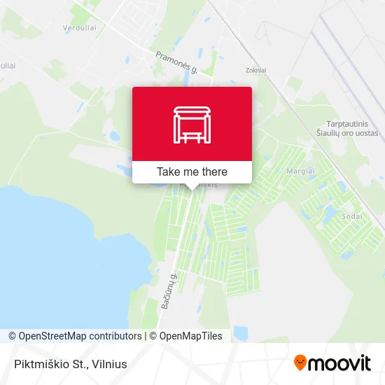 Карта Piktmiškio St.