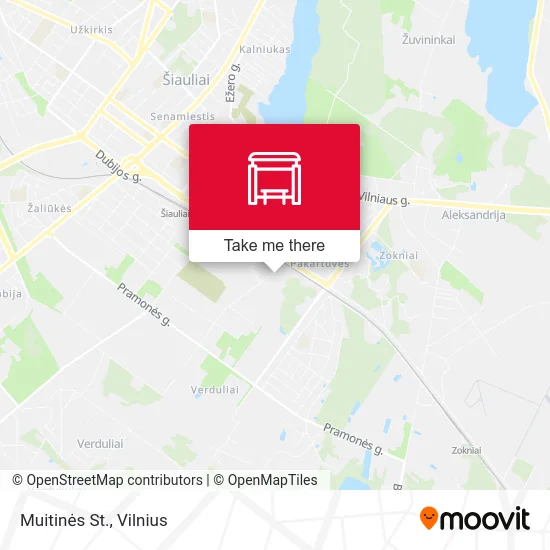 Карта Muitinės St.
