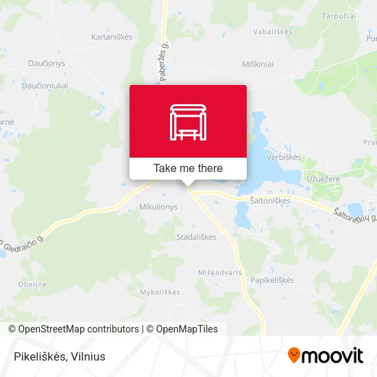 Карта Pikeliškės