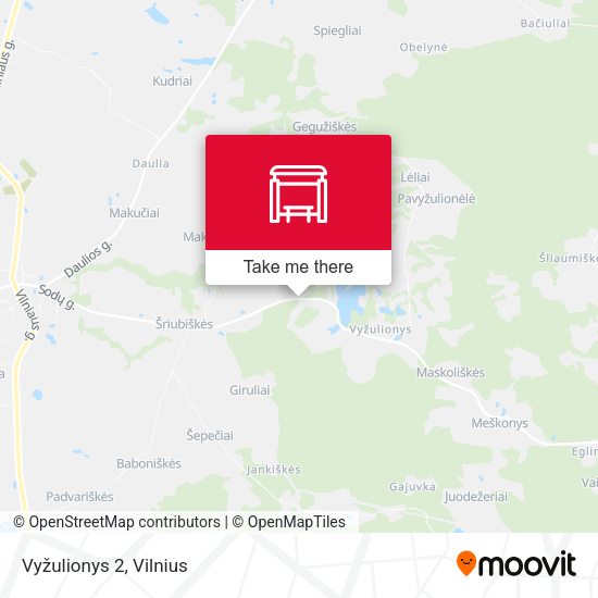 Карта Vyžulionys 2