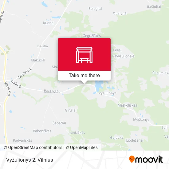 Карта Vyžulionys 2