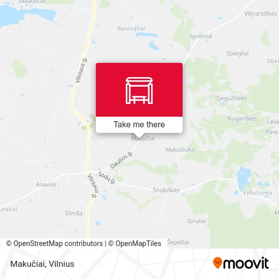 Карта Makučiai