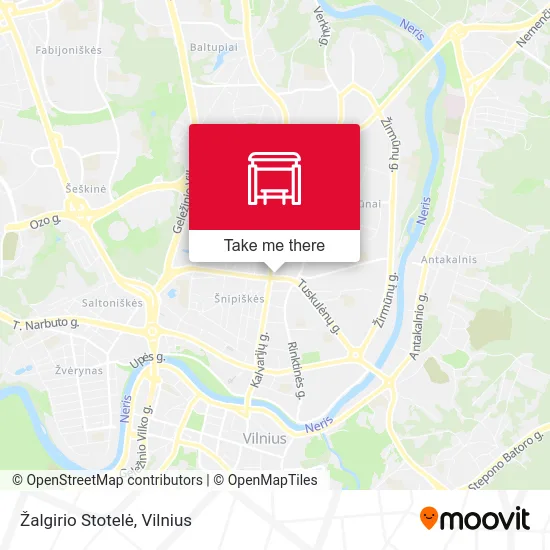 Žalgirio Stotelė map