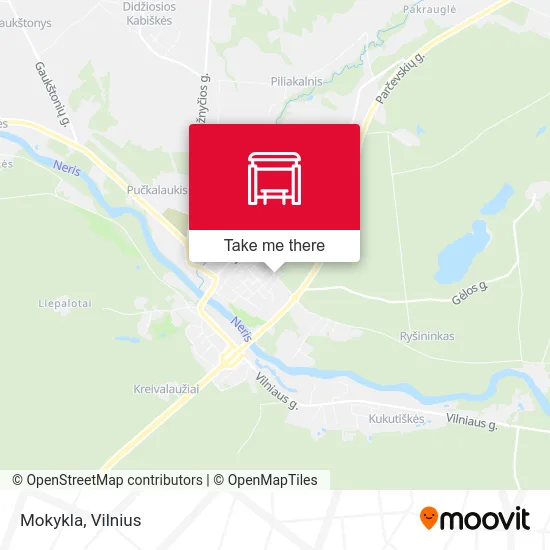 Карта Mokykla