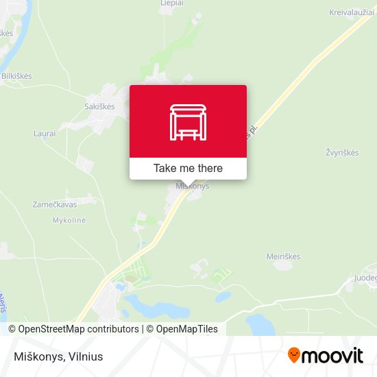 Карта Miškonys