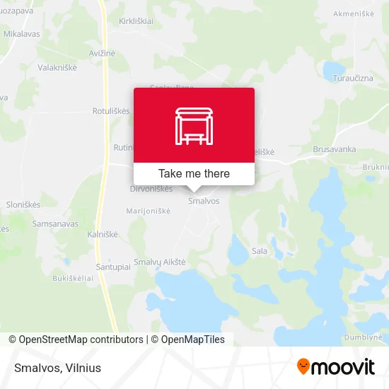 Карта Smalvos