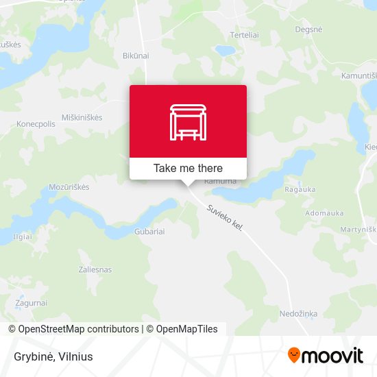 Карта Grybinė