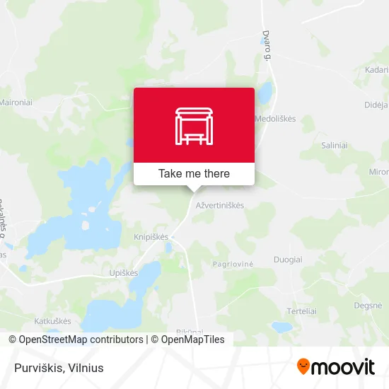 Карта Purviškis