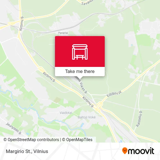 Margirio St. map