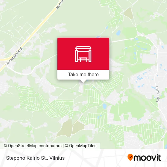 Stepono Kairio St. map