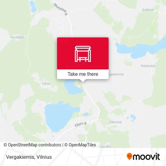 Карта Vergakiemis