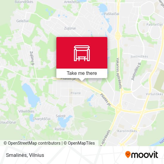 Карта Smalinės